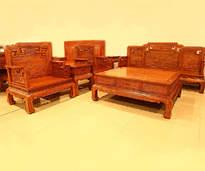 卓匠红木沙发SF0301 传统工艺与现代美学的完美融合